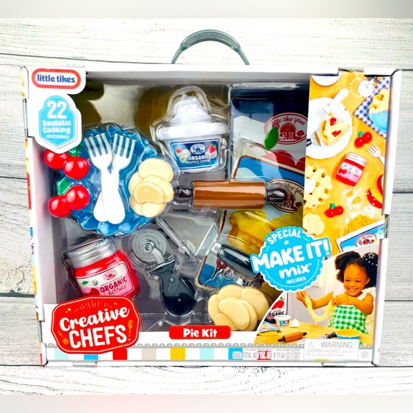 Little Tikes Creative Chefs 22pc Pie Kit Playset - NEW - Picture 1 of 10